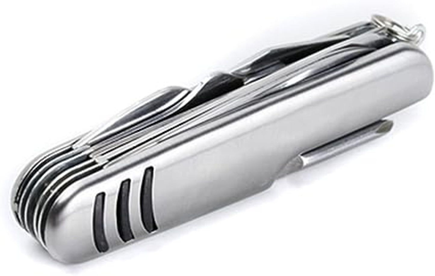 Herramienta de Bolsillo Multifunción Americana de Acero Inoxidable: ¡11 en 1!