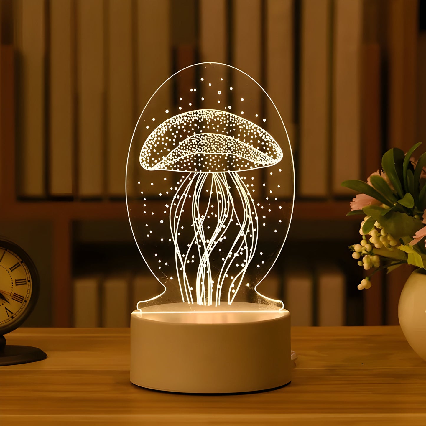 Lámpara de noche acrílica 3D