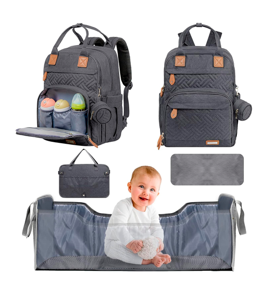 Mochila para bebe con cambiador marca Yokakio