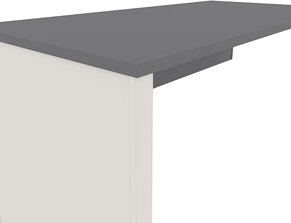 Mesa de retorno marca Bestar modelo Connexion en gris