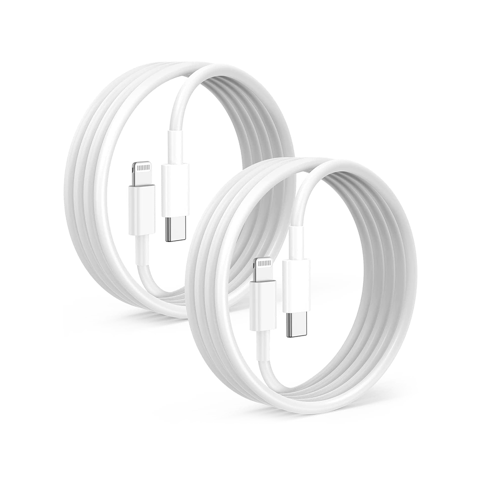 Cargador Cable C a Lightning de carga rápida para Iphone en blanco