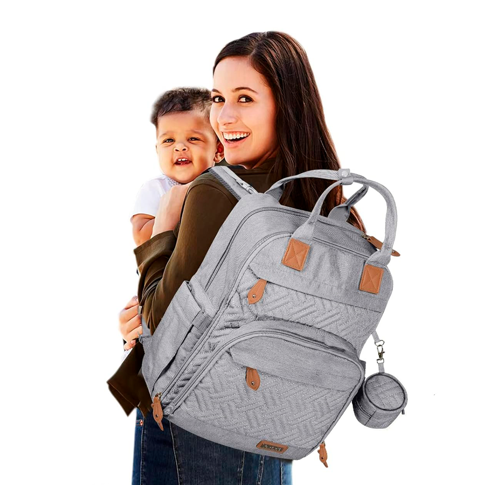 Mochila para bebe con cambiador marca Yokakio