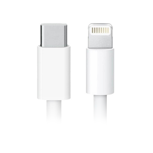 Cargador Cable C a Lightning de carga rápida para Iphone en blanco