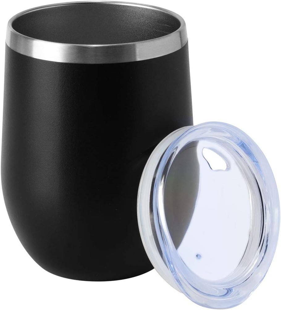 Vaso Tumbler Térmico Americano de Acero Inoxidable de 12 oz